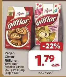 Famila Nord Ost Pågen gifflar Röllchen Angebot
