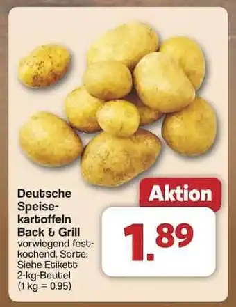 Famila Nord Ost Deutsche Speisekartoffeln Back & Grill Angebot