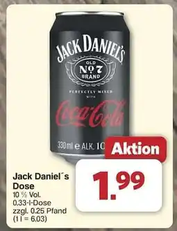 Famila Nord Ost Jack Daniel’s Dose Angebot