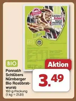 Famila Nord Ost Ponnath Schlüters Nürnberger Bio Rostbratwurst Angebot