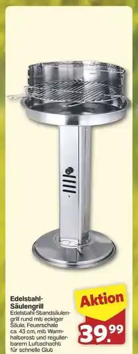 Famila Nord Ost Edelstahl-Säulengrill Angebot