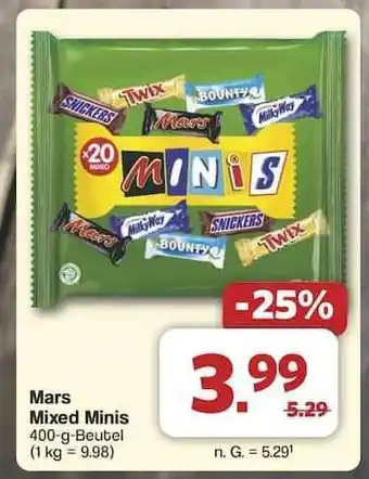 Famila Nord Ost MARS Mixed Minis Angebot