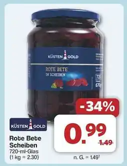 Famila Nord Ost KÜSTEN GOLD Rote Bete Scheiben Angebot