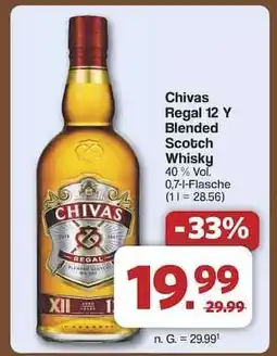 Famila Nord Ost Chivas Regal 12 Y Blended Scotch Whisky Angebot