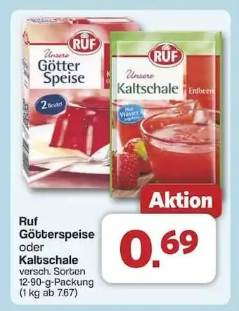 Famila Nord Ost Ruf Götterspeise oder Kaltschale Angebot