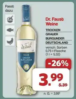 Famila Nord Ost Dr. Faust Weine Angebot