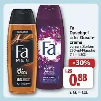 Famila Nord Ost Fa Duschgel oder Duschcreme Angebot