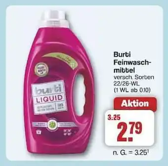 Famila Nord Ost burti Feinwaschmittel Angebot