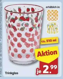 Famila Nord Ost Trinkglas Angebot