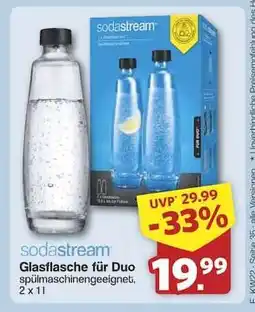 Famila Nord Ost sodastream Glasflasche für Duo Angebot