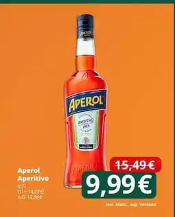 Famila Nord Ost APEROL Aperitivo Angebot