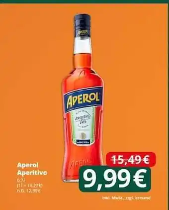 Famila Nord Ost APEROL Aperitivo Angebot