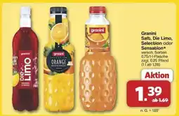 Famila Nord Ost Granini Saft, Die Limo, Selection oder Sensation Angebot
