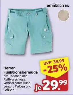 Famila Nord Ost Herren Funktionsbermuda Angebot