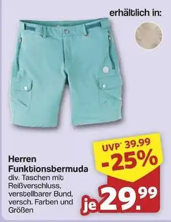 Famila Nord Ost Herren Funktionsbermuda Angebot
