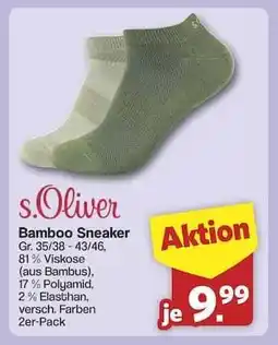 Famila Nord Ost s.Oliver Bamboo Sneaker Angebot