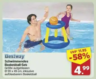 Famila Nord Ost Bestway Schwimmendes Basketball-Set Angebot