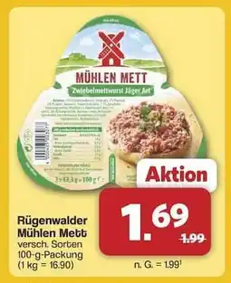 Famila Nord Ost Rügenwalder Mühlen Mett Angebot