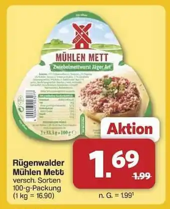 Famila Nord Ost Rügenwalder Mühlen Mett Angebot