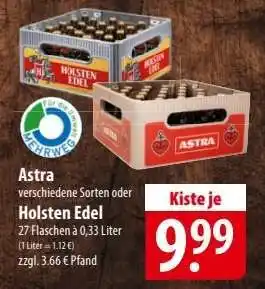 Famila Nord Ost Astra verschiedene Sorten oder Holsten Edel Angebot