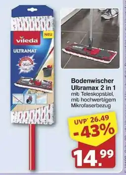 Famila Nord Ost Bodenwischer Ultramax 2 in 1 Angebot