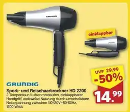Famila Nord Ost Grundig Sport- und Reisehaartrockner HD 2200 Angebot