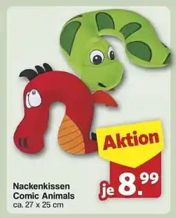 Famila Nord Ost Nackenkissen Comic Animals Angebot