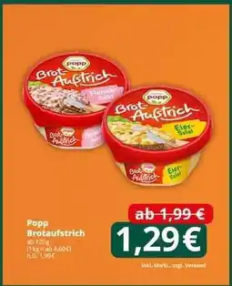 Famila Nord Ost Popp Brotaufstrich Angebot
