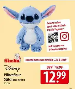 Famila Nord Ost Plüschfigur Stitch Live Action Angebot