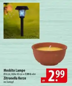 Famila Nord Ost Zitronella Kerze Angebot