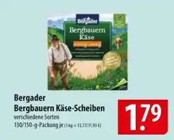 Famila Nord Ost Bergader Bergbauern Käse-Scheiben Angebot
