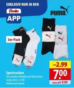 Famila Nord Ost Sportsocken Angebot