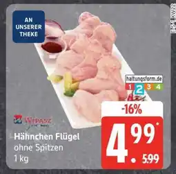 Edeka Hähnchen-Flügel ohne Spitzen Angebot