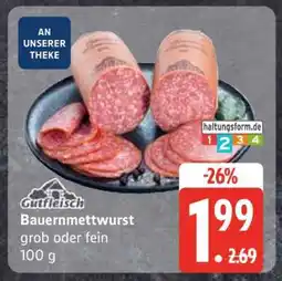 Edeka Bauernmettwurst Angebot