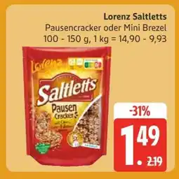 Edeka LORENZ Saltletts Angebot