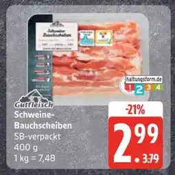 Edeka Schweine-Bauchscheiben Angebot