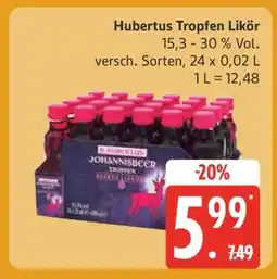 Edeka Hubertus Tropfen Likör Angebot