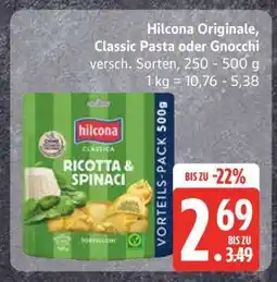 Edeka Hilcona Originale, Classic Pasta oder Gnocchi Angebot