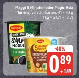 Edeka Maggi 5 Minuten oder Magic Asia Terrine Angebot
