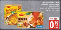 Edeka Maggi Delikatess Soßen oder Guten Appetit-Suppe Angebot