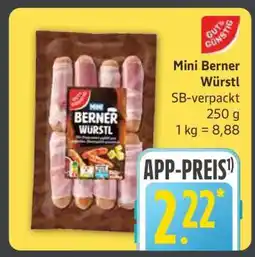 Edeka Mini Berner Würstl Angebot