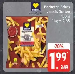 Edeka Backofen Frites Angebot