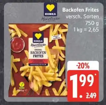 Edeka Backofen Frites Angebot