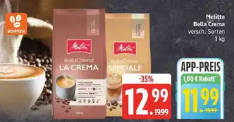 Edeka Melitta Bella Crema Angebot