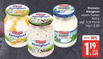Edeka EHRMANN Almighurt Angebot