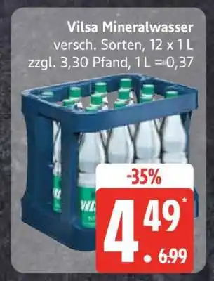 Edeka Vilsa Mineralwasser Angebot