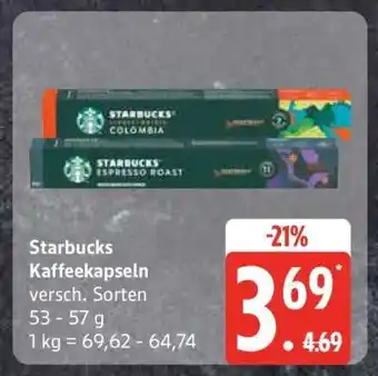 Edeka STARBUCKS Kaffeekapseln Angebot