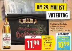 Edeka Stuttgarter Hofbräu Pilsner Angebot