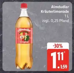Edeka Almdudler Kräuterlimonade Angebot