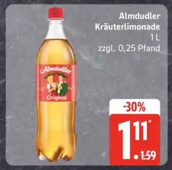 Edeka Almdudler Kräuterlimonade Angebot